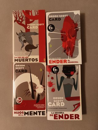 Lote 4 libros Saga de Ender - Orson Scott Card