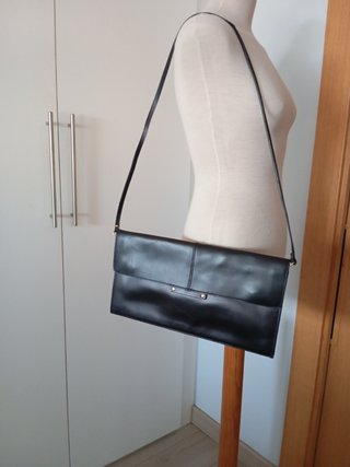 Bolso de Piel Zara Negro sin estrenar de vestir