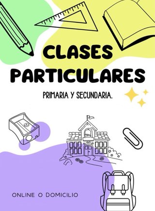 Profesora particular de primaria y secundaria