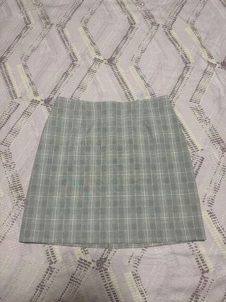 Falda cuadros H&M Talla S