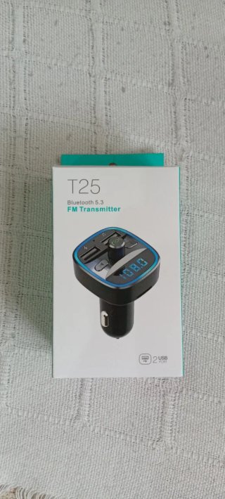 Transmisor FM Bluetooth T25 para Coche