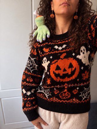 Halloween decoración, peluche mano zombie