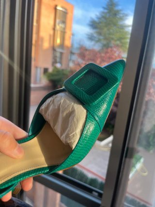 Zapatos Bimani Verdes Talla 36