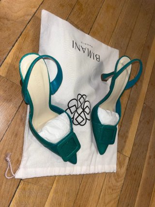 Zapatos Bimani Verdes Talla 36