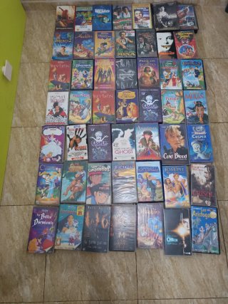 Lote 49 Películas VHS Disney y Cine Familiar
