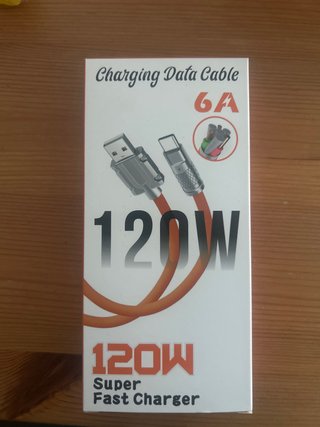 Cable Carga Rápida 120W USB-C