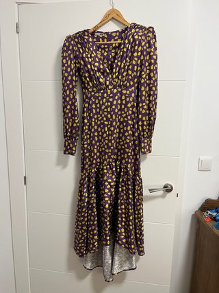 Vestido Estampado Corte Sirena