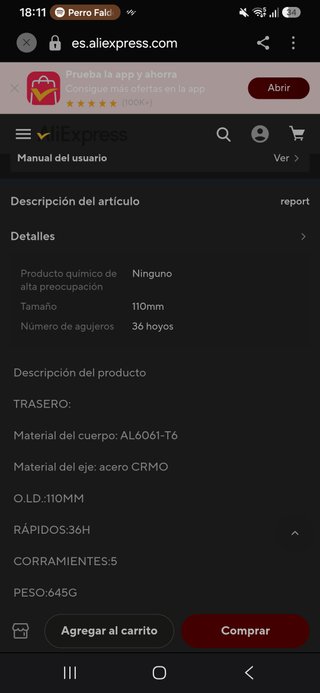 Buje de BMX Polso track