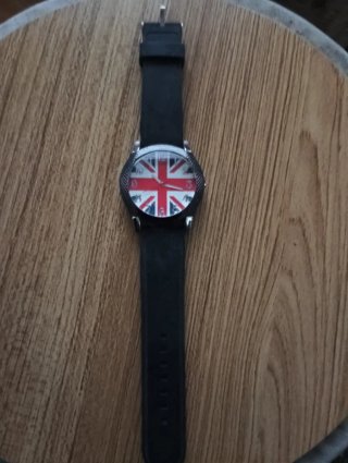 Reloj con diseño bandera Reino Unido