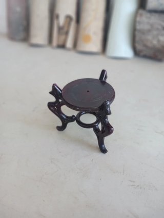 Base in legno per decorazione