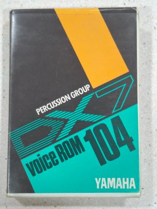 Yamaha VRC-104 Percussion Group DX7 Voice ROM