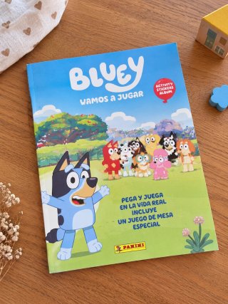 "Cromos repes y nos faltan Bluey:Vamos a jugar".