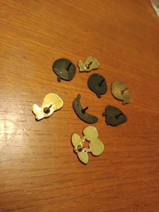 pin lote 8 pins de frutas