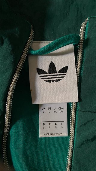 Chaqueta Adidas Liverpool Verde Nueva