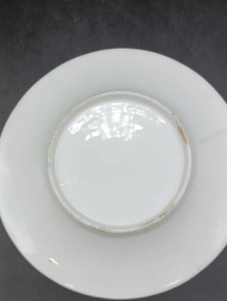 Tazón y plato antiguo porcelana de Pasajes