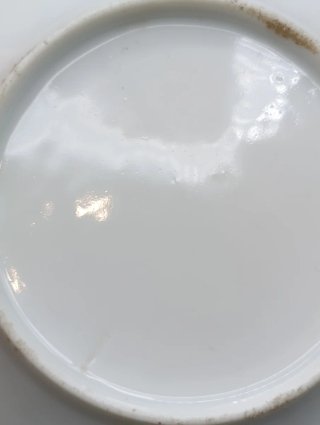 Tazón y plato antiguo porcelana de Pasajes