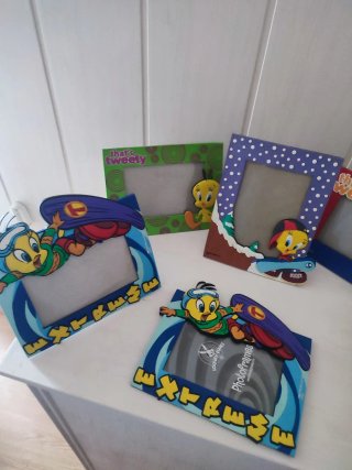 Set de 6 Marcos de Fotos Looney Tunes