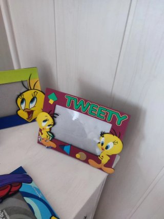 Set de 6 Marcos de Fotos Looney Tunes