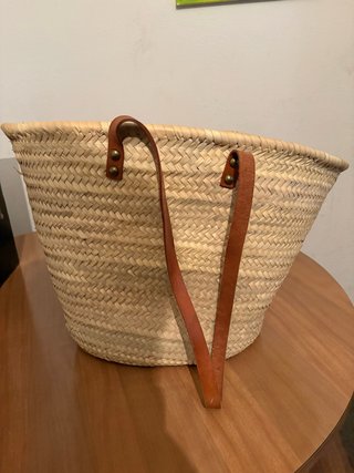 Cesta de Playa de Mimbre