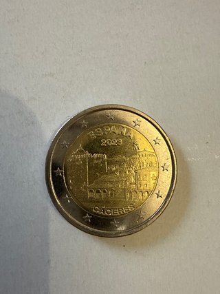 Moneda 2 Euros España 2023 Cáceres