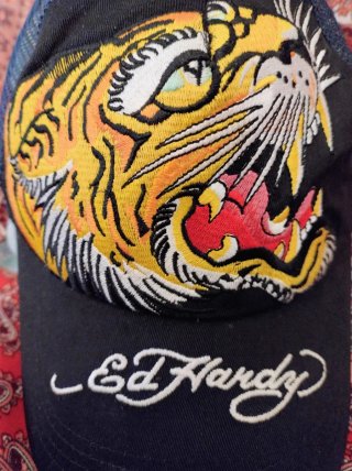 Gorra Trucker Ed Hardy Bordado Tigre