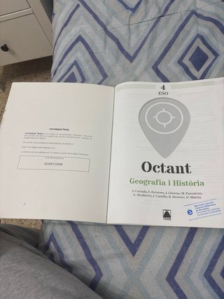 Octant, Geografia i Història, 4 ESO