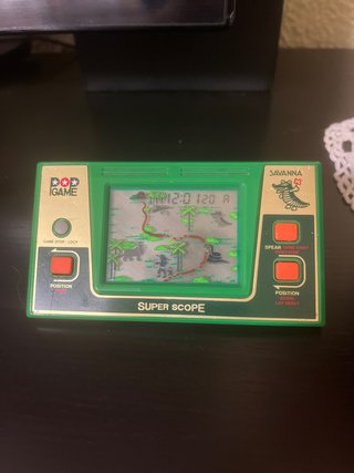Consola POP GAME Super Scope Verde y Dorada