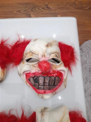 Máscaras de Payaso para Disfraz (Set de 4)