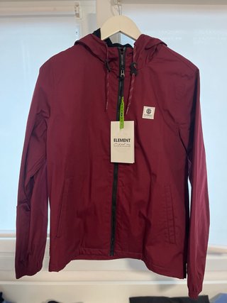 Chaqueta Element impermeable Hombre Talla S granat