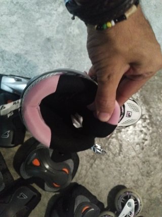 Patines en línea talla 38 con protectores