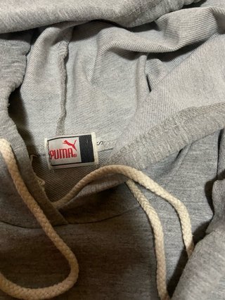 Sudadera Puma Gris, Rosa y Blanca