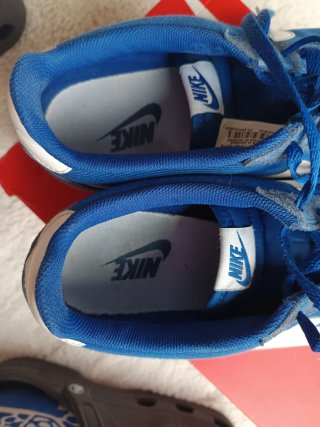 Zapatillas Nike Cortez Nylon Azul y Blanco