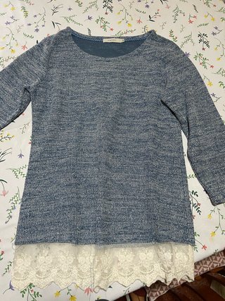 AKAND Jersey con encaje Talla S