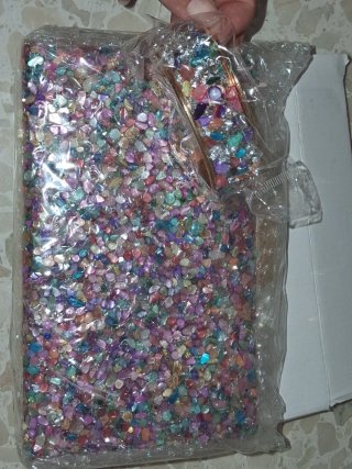 Cartera de Fiesta Multicolor y brazaleta