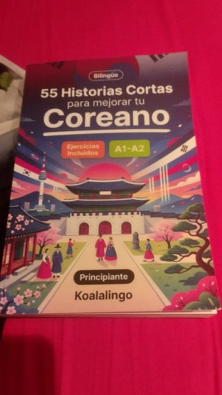 Libro aprender Coreano A1-A2 historias cortas