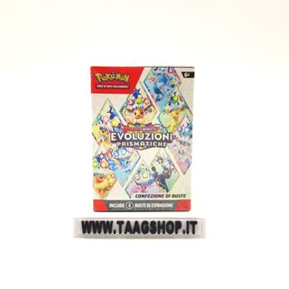 POKEMON BUNDLE EVOLUZIONI PRISMATICHE 6 BUSTE NEW