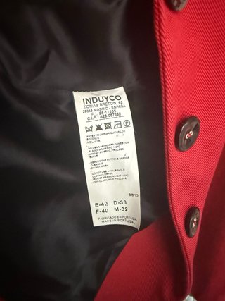Blazer Síntesis Rojo Talla M