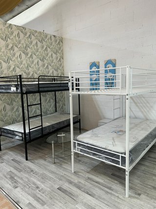 Letto A Castello Bianco 90x190 Nuovo - 2 Letti Singoli