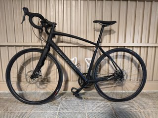 Bicicleta de Carretera Negra