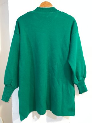 Jersey vintage verde y blanco