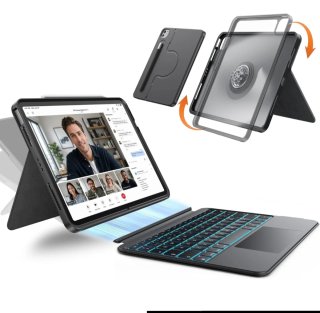 Funda con Teclado para iPad 10.2 (7/8/9 Gen)