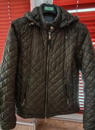 Chaqueta Acolchada Verde Oliva Talla M
