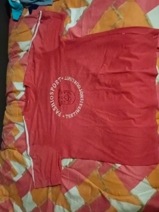 T-shirt uomo rossa FASHIOSPORT