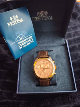Festina F16863/1 Cronógrafo – Caja y documentación