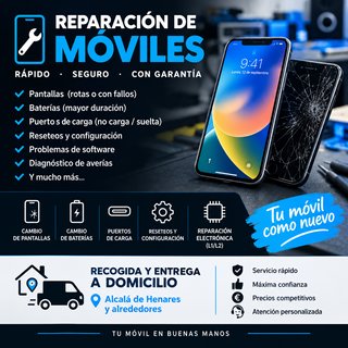 Reparacion de moviles Alcala de H. y alrededores