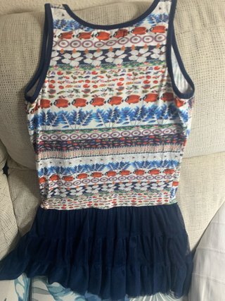 Vestido Desigual Corazón Lentejuelas Talla 11-12