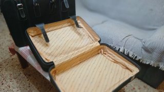 Juego 3 maletas piel vintage como nuevas