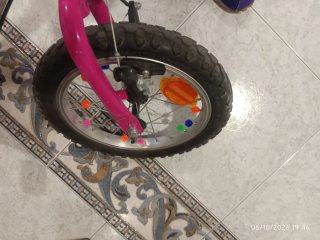 Bicicleta infantil Btwin rosa