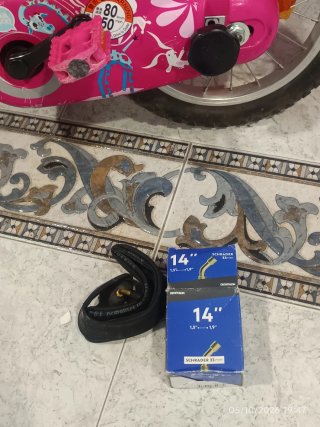 Bicicleta infantil Btwin rosa