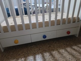 Cuna IKEA GONATT Blanca